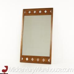 Basic Witz Mid Century Walnut Mirror - 2355656