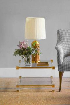 Basket tray in brass and briar - 3357747