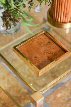 Basket tray in brass and briar - 3357749