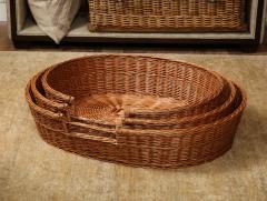 Basketweave Oval Pet Bed - 2676880