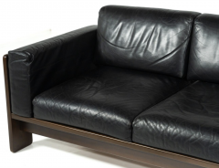 Bastiano Sofa by Tobia Scarpa for Knoll leather and Wood Italy 1962 - 4371317