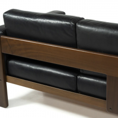 Bastiano Sofa by Tobia Scarpa for Knoll leather and Wood Italy 1962 - 4371318