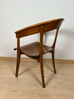 Bauhaus Armchair by Rockhausen Polished Wood Germany circa 1930 - 2403177