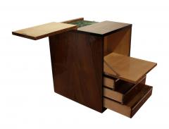 Bauhaus Bar Furniture Walnut Maple and Aluminium Germany circa 1930 - 3061961