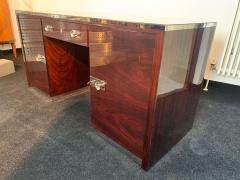 Bauhaus Desk by Erich Diekmann Rosewood Veneer Restored Germany 1920s - 2339816