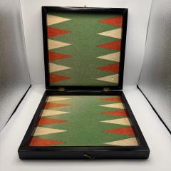 Bauhaus Games Box Chess Nine Mens Morris and Backgammon Germany circa 1920 - 4647788