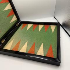 Bauhaus Games Box Chess Nine Mens Morris and Backgammon Germany circa 1920 - 4647797