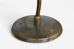 Bauhaus Mid Century Modern Desk Lamp Gilt Metal Germany 1930s - 4207722