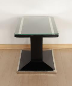 Bauhaus Side Luggage Table Black Lacquer and Chrome Austria circa 1920 - 1074202