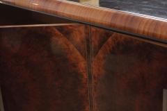 Bauhaus Sideboard Walnut Burl Veneer Black Lacquer Chrome Germany circa 1930 - 4095046