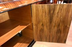 Bauhaus Sideboard Walnut Burl Veneer Black Lacquer Chrome Germany circa 1930 - 4095048