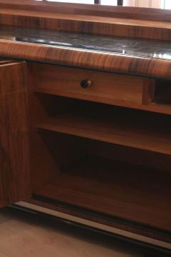 Bauhaus Sideboard Walnut Burl Veneer Black Lacquer Chrome Germany circa 1930 - 4095051