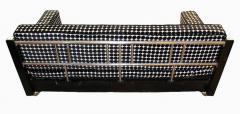 Bauhaus Sofa Chromed Steeltubes and Black Lacquered Wood Germany circa 1930s - 1488087