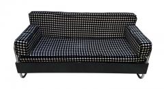 Bauhaus Sofa Chromed Steeltubes and Black Lacquered Wood Germany circa 1930s - 1488095