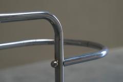 Bauhaus Style Umbrella Stand in Crome Plated Brass 1960s - 4582321