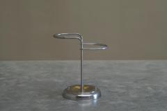 Bauhaus Style Umbrella Stand in Crome Plated Brass 1960s - 4582341