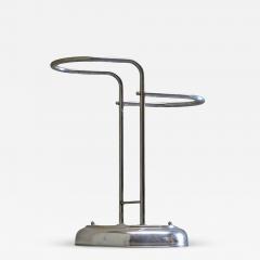 Bauhaus Style Umbrella Stand in Crome Plated Brass 1960s - 4582955