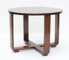 Bauhaus Walnut Round Coffee Table 1920s Germany - 3824774