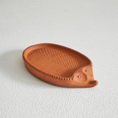 Bay Keramik Midcentury Hedgehog Bowl in Terracotta - 4609019