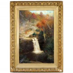 Bayard Henry Tyler IMPRESSIONIST AUTUMN LANDSCAPE by Bayard Henry Tyler Oil on canvas Framed - 4525544