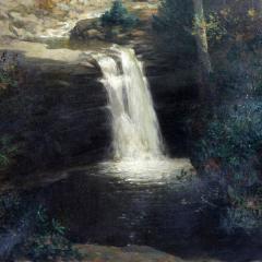 Bayard Henry Tyler IMPRESSIONIST AUTUMN LANDSCAPE by Bayard Henry Tyler Oil on canvas Framed - 4525545