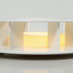 Bazaar Round Coffee Table By Superstudio For Giovanetti 1968 - 4361946