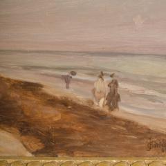 Beach at Sunset painting - 2128944