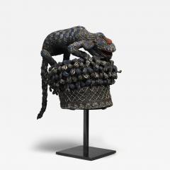 Beaded Royal Headdress Bamileke People Cameroon - 4267352