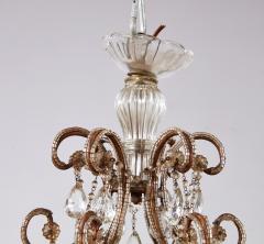 Beaded Scrollwork Chandelier - 4223100