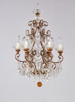 Beaded Scrollwork Chandelier - 4223105