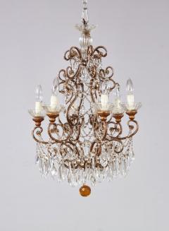 Beaded Scrollwork Chandelier - 4223109
