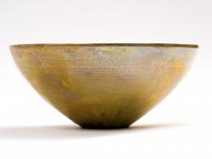 Beatrice Beato Wood Beatrice Wood Golden Luster Glaze Hand Thrown Ceramic Bowl 1960s - 334252
