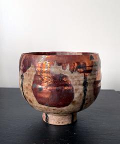 Beatrice Beato Wood Ceramic Lusterware Bowl with Metallic Glaze by Beatrice Wood - 2231641