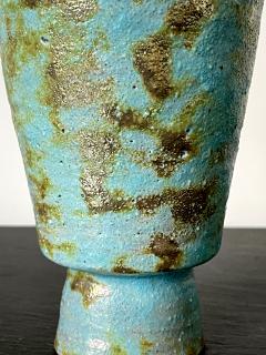 Beatrice Beato Wood Ceramic Vase with Volcanic and Metallic Glaze by Beatrice Wood - 2231622