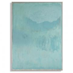 Beatrice Pontacq IMPERCEPTIBLES NUAGES SUR FOND JAUNE ET BLEU Dyptich - 1504262