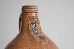 Beautiful 17th C Bartmann Jug Bellarmine Jug German Salt Glazed Stoneware - 4468778