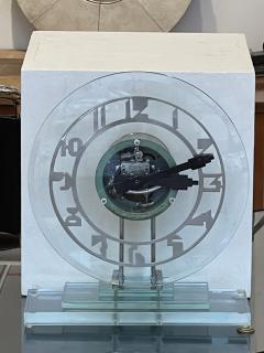 Beautiful ATO glass transparent electric pendulum Art Deco France Circa 1930 - 3506183