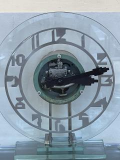 Beautiful ATO glass transparent electric pendulum Art Deco France Circa 1930 - 3506186