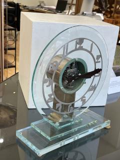 Beautiful ATO glass transparent electric pendulum Art Deco France Circa 1930 - 3506190