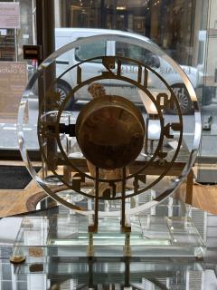 Beautiful ATO glass transparent electric pendulum Art Deco France Circa 1930 - 3506193