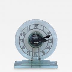 Beautiful ATO glass transparent electric pendulum Art Deco France Circa 1930 - 3510239