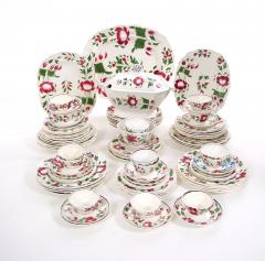 Beautiful American Adams Rose ironstone dinnerware Set - 3624012