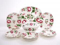 Beautiful American Adams Rose ironstone dinnerware Set - 3624014