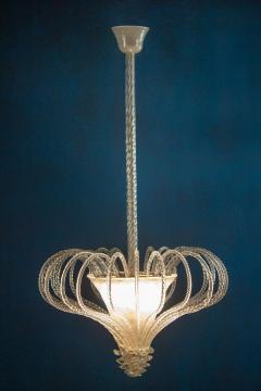 Beautiful Art Deco Murano Chandelier or Lanterne 1940s - 3063301