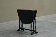 Beautiful Ebonized Bobbin Turned Baby Sutherland Table England Late 19th Century - 4582066