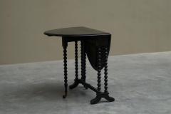 Beautiful Ebonized Bobbin Turned Baby Sutherland Table England Late 19th Century - 4582078