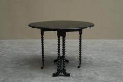 Beautiful Ebonized Bobbin Turned Baby Sutherland Table England Late 19th Century - 4582115