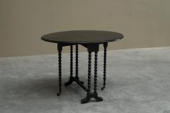 Beautiful Ebonized Bobbin Turned Baby Sutherland Table England Late 19th Century - 4582127