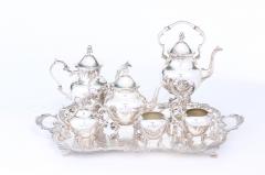 Beautiful English Silver Plate Tea Coffee Service - 1836594