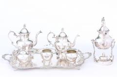Beautiful English Silver Plate Tea Coffee Service - 1836596